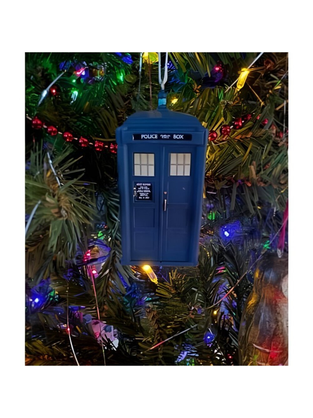 Doctor Who Tardis Christmas Ornament